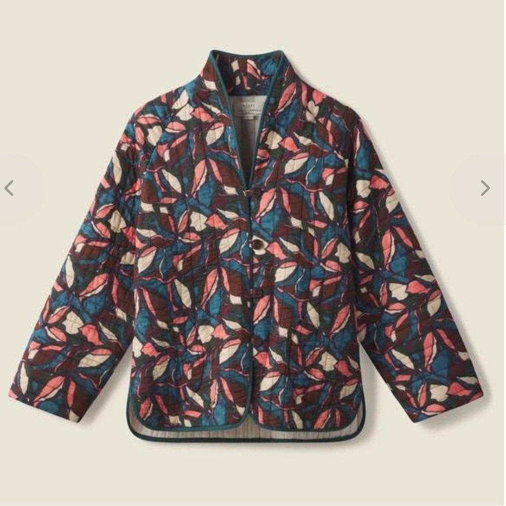 Trovata Multicolor Patterned Puffer Jacket